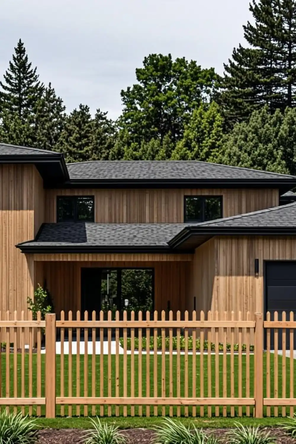 Bellevue zoning and permit requirements diagram showing setback lines and a backyard studio under construction