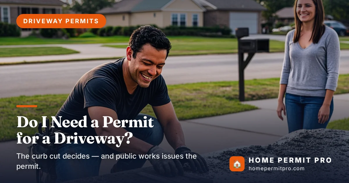Do I Need a Permit for a Driveway?