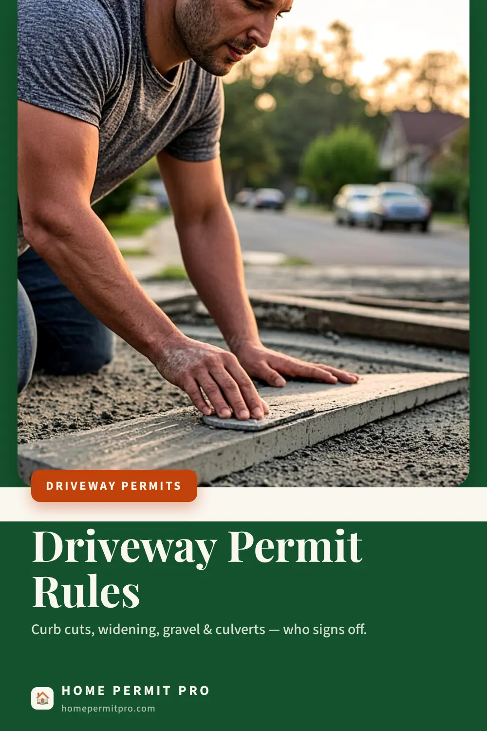 Do I Need a Permit for a Driveway? — complete guide (pin-size infographic)
