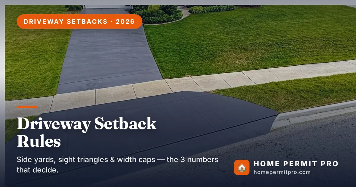 Driveway Setback Rules and Regulations