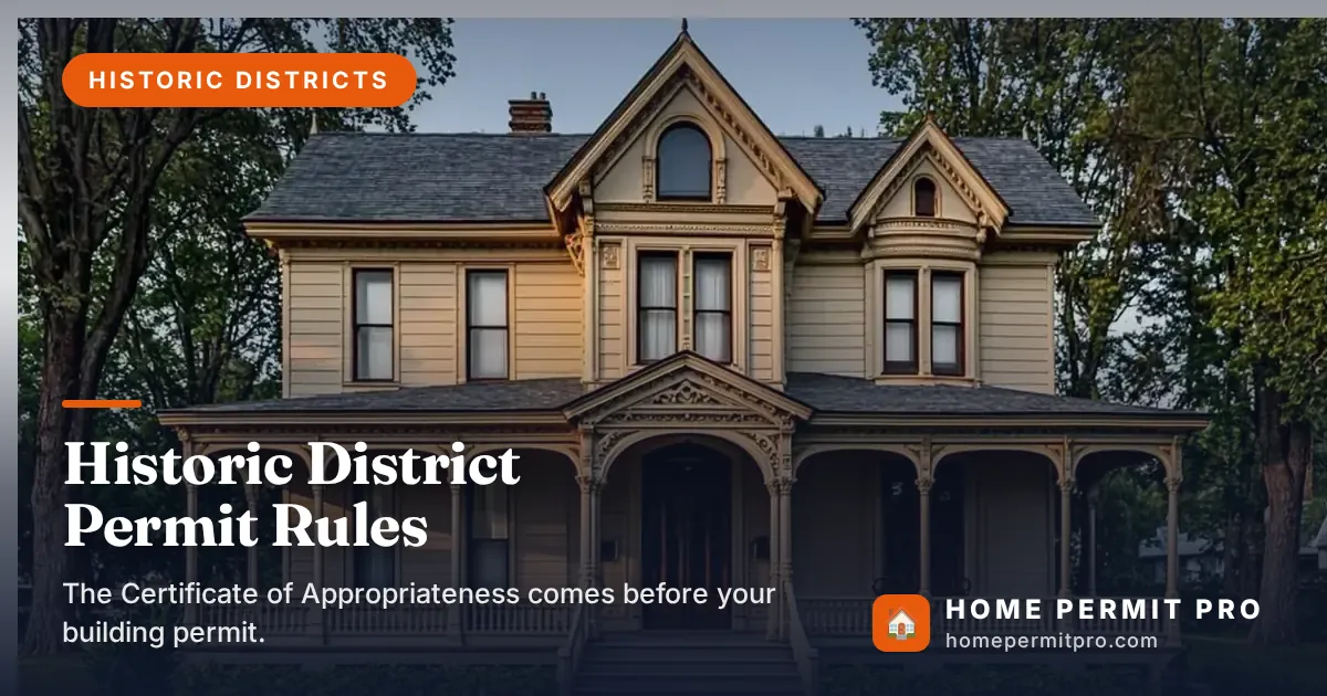 Local Historic District Permit Requirements