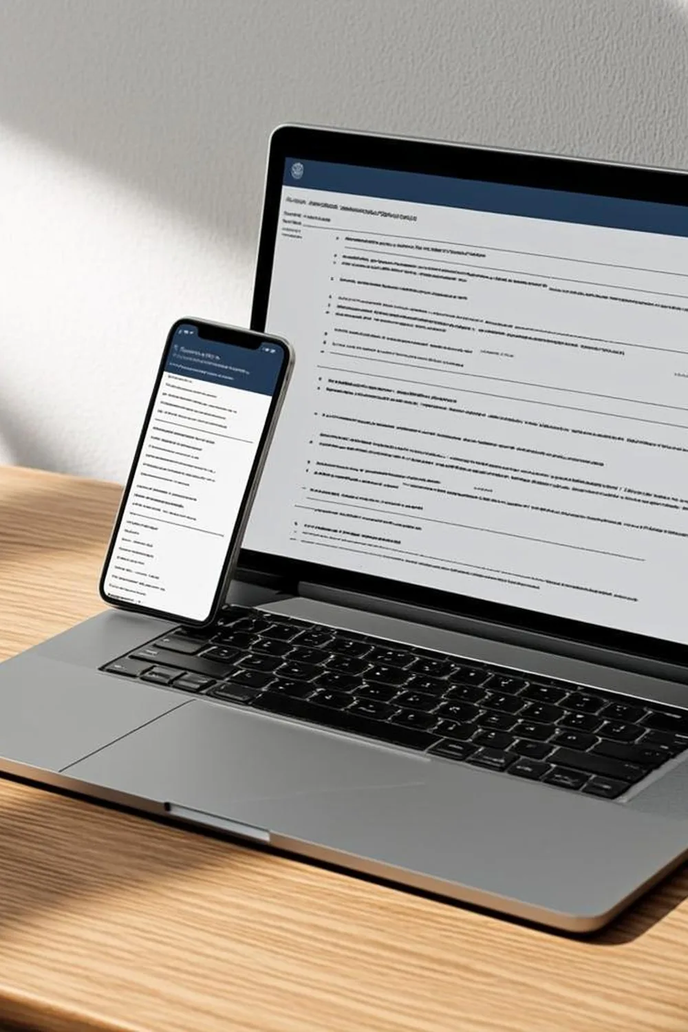 Homeowner filling out a north carolina online permit portal application on a laptop at a kitchen table